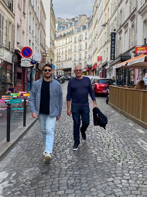 Oli and Michel ; Bromance at Paris